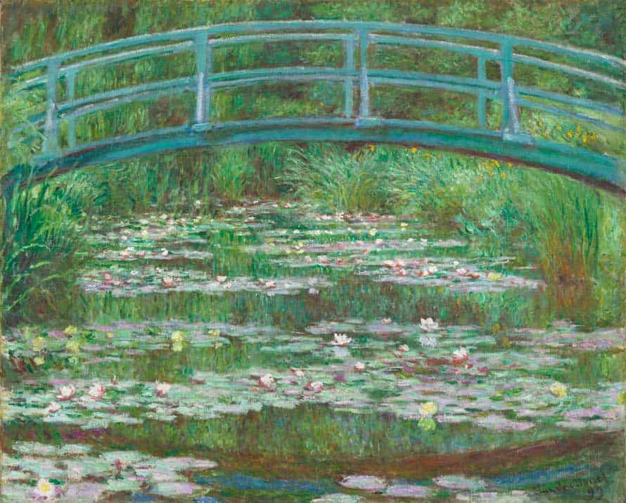 Claude-Monet-The-Japanese-Footbridge-1899-Painting-onarto