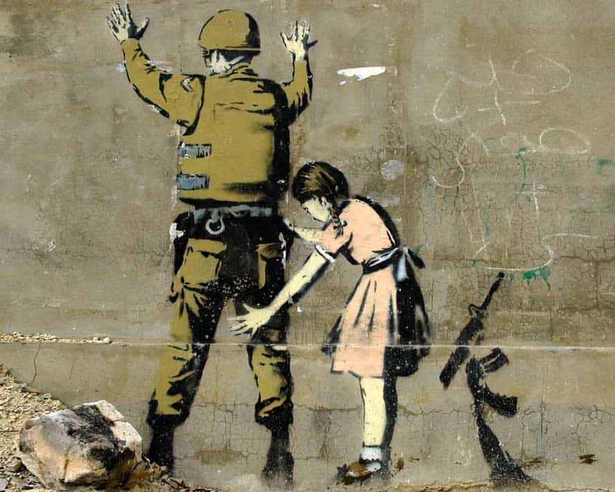 Banksy graffiti street art
