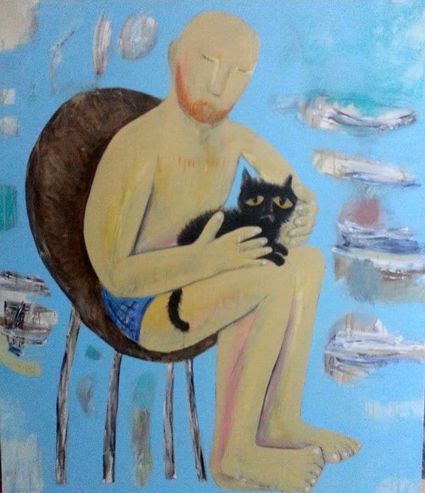 Kitti Narod - Gwyn and Cat - 130 x 150 - Gay Art