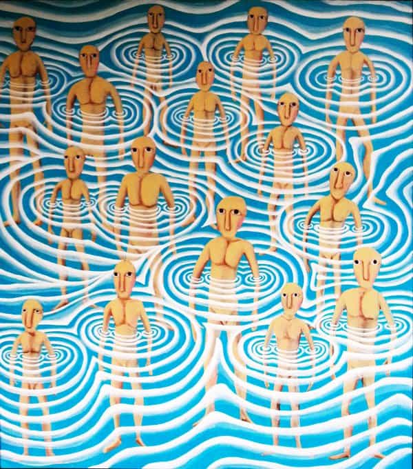 Kitti Narod - Wave - 140 x 160 - Gay Art