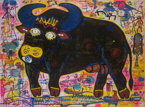 Popkapi - Jakkrit Chewapanya - Black Buffalo - 160 x 120