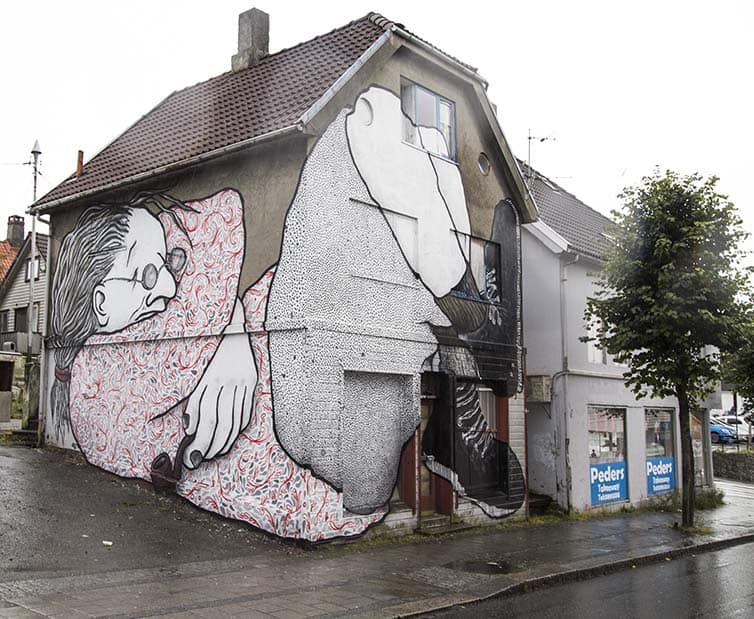 BSA Most Popular Murals of 2015 - Street Art - Norway - Stavanger - Ella & Pitr