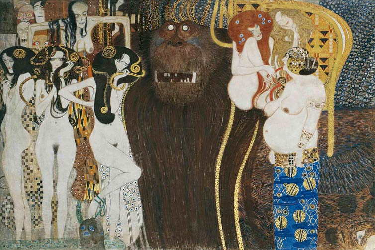 Inge Prader - Photographer Recreates - Gustav Klimt 02