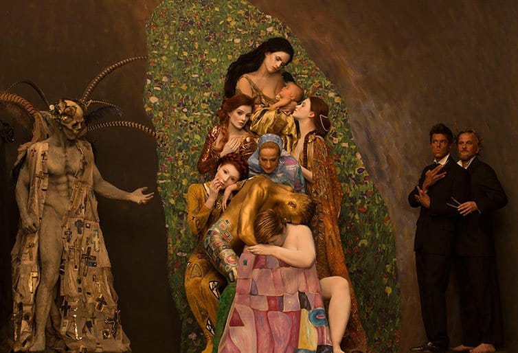 Inge Prader - Photographer Recreates - Gustav Klimt 10