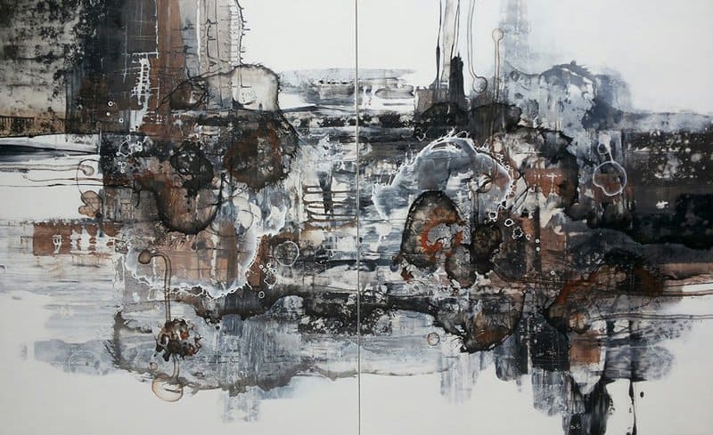 Noi - Untitled Abstract 11 - Diptych - 230 x 160