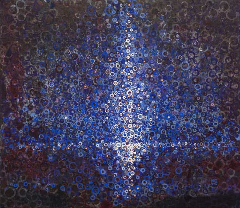 Artist Spotlight - Randall Stoltzfus - dispersion with gold leaf