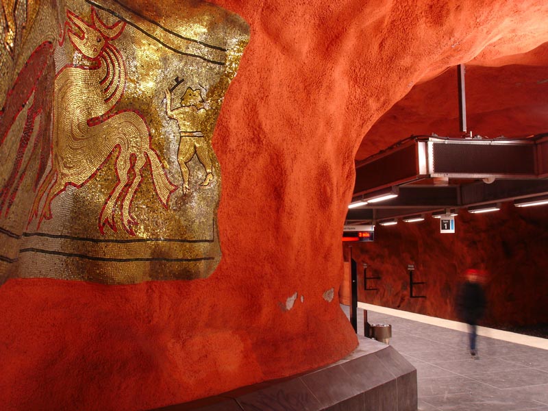 Inside Stockholm - Amazing Subway Stations 10