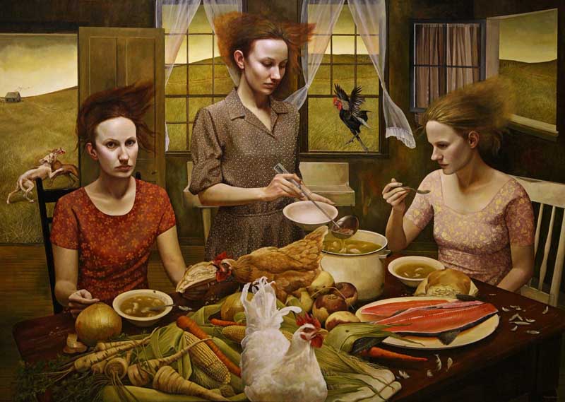 Andrea Kowch - Magic Realism - Midwestern Landscapes 02