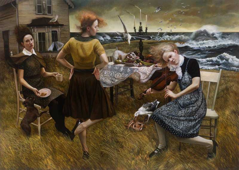 Andrea Kowch - Magic Realism - Midwestern Landscapes 03