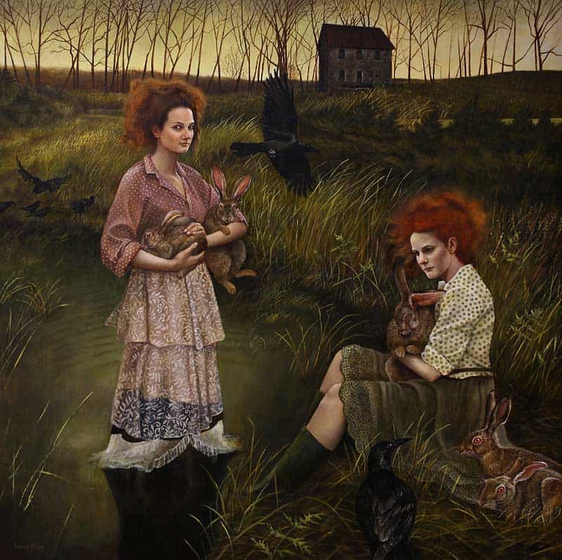 Andrea Kowch - Magic Realism - Midwestern Landscapes 07