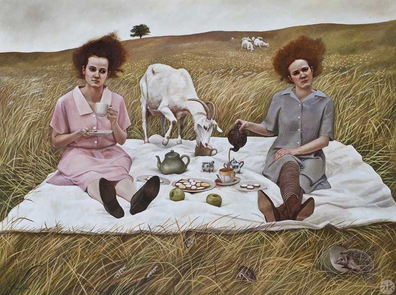 Andrea Kowch - Magic Realism - Midwestern Landscapes 08