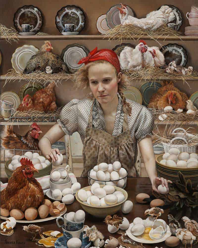 Andrea Kowch - Magic Realism - Midwestern Landscapes 13