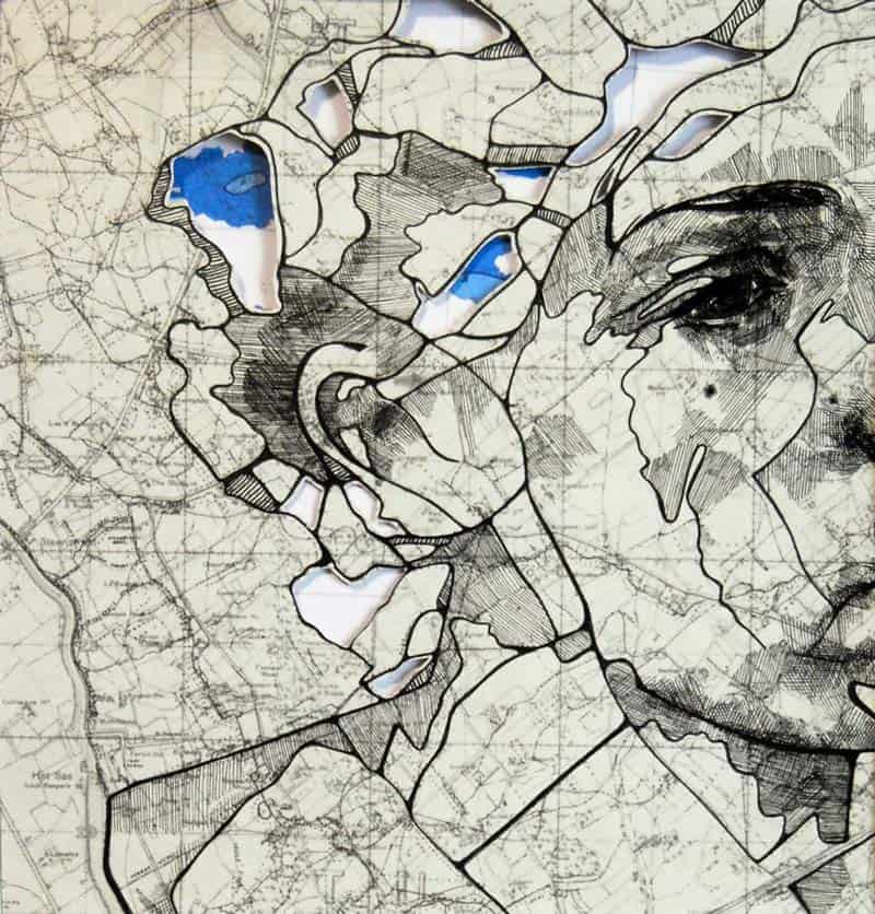 Ed Fairburn - Portraits on Maps 01