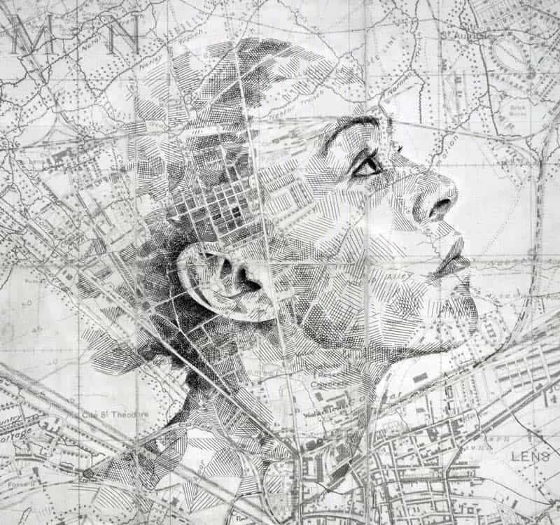 Ed Fairburn - Portraits on Maps 04