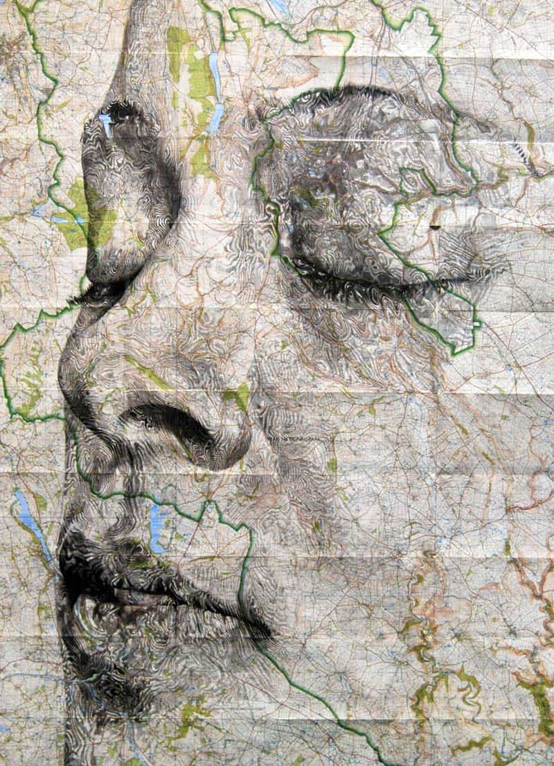 Ed Fairburn - Portraits on Maps 07