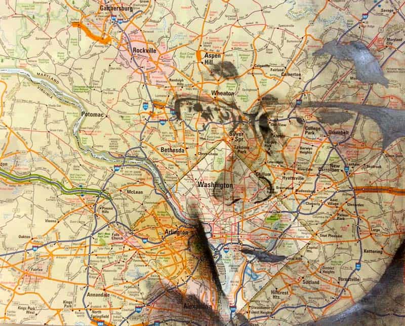 Ed Fairburn - Portraits on Maps 13