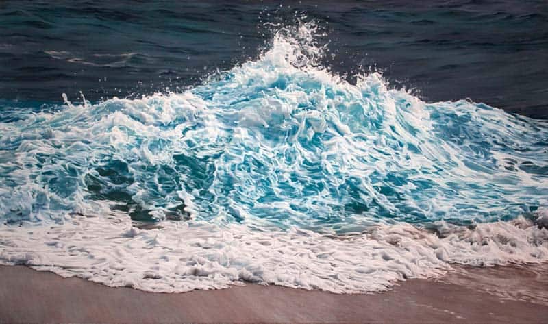 Zaria Forman - Icebergs in Pastel 01