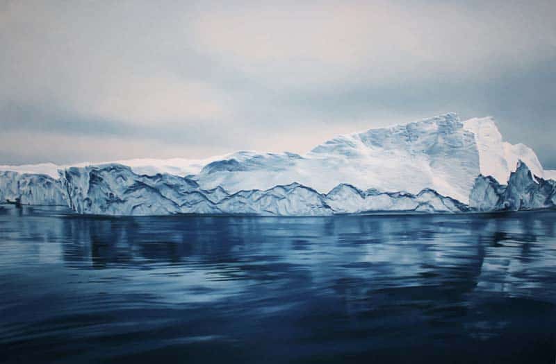 Zaria Forman - Icebergs in Pastel 02