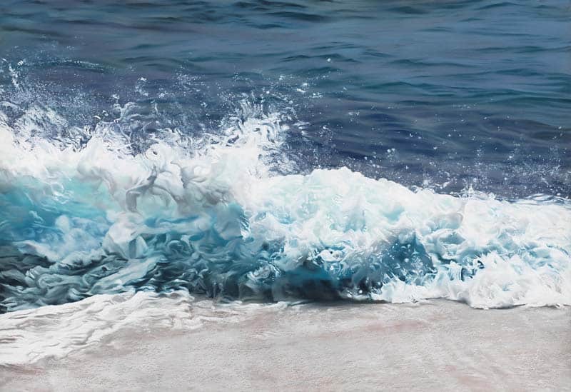 Zaria Forman - Icebergs in Pastel 03