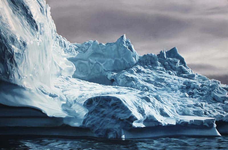 Zaria Forman - Icebergs in Pastel 04