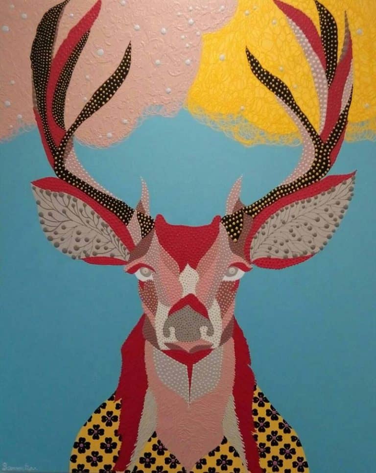 Kamontip - Deer - 120 x 150 - 15