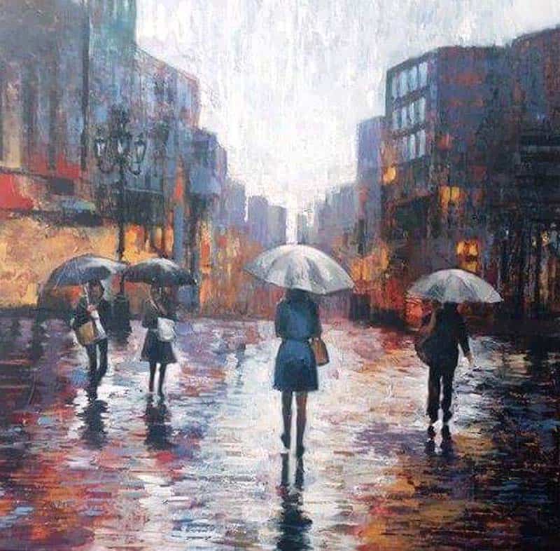 Paa - Under Umbrella - 120 x 120 - 17