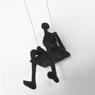 Swinging Man Wall Sculpture - Bottom view