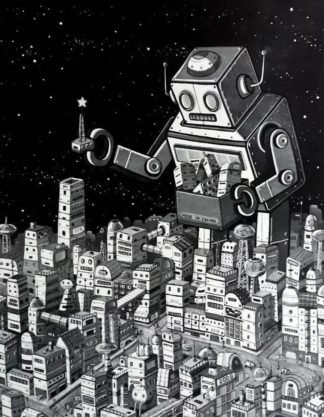 Num - Robots in Urban Life - 80 x 100 - 12