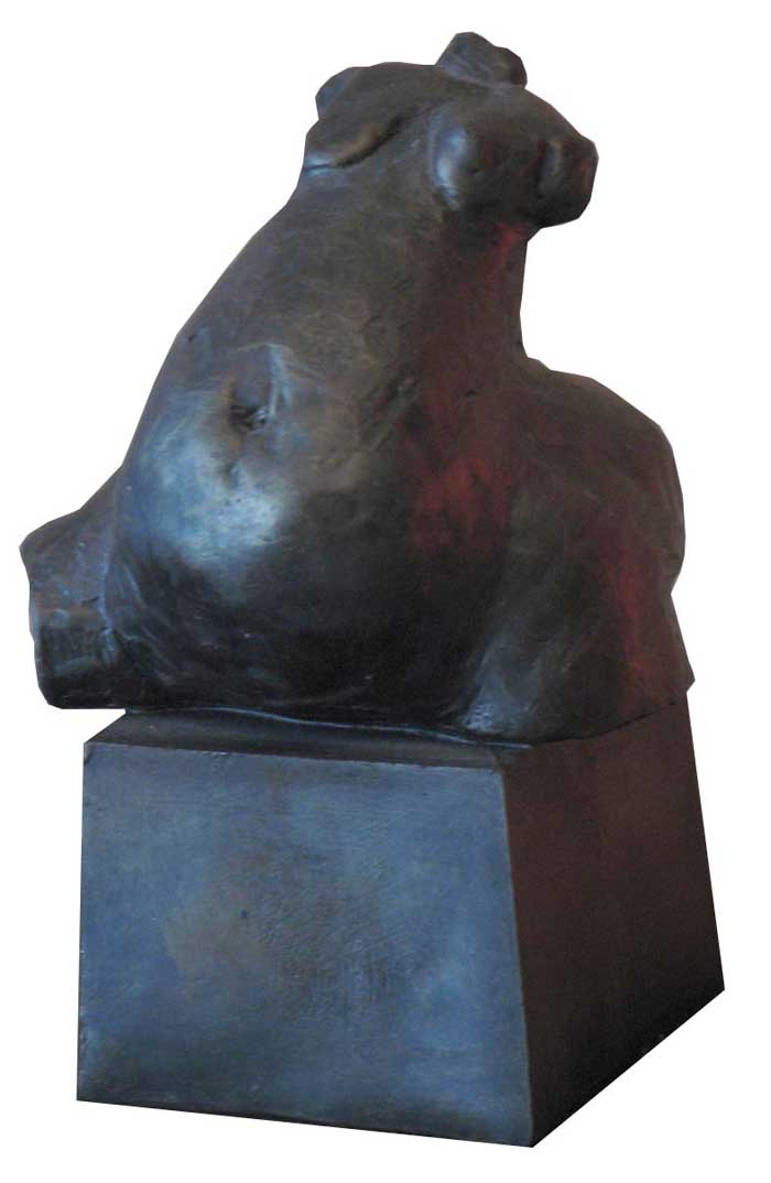 Sculptures for sale - Ath - Abstract figure - Lady 16 - 15 x 19 x 26 - 2-9