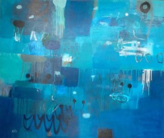Kitti - Blue Painting - 140 x 120 - 12
