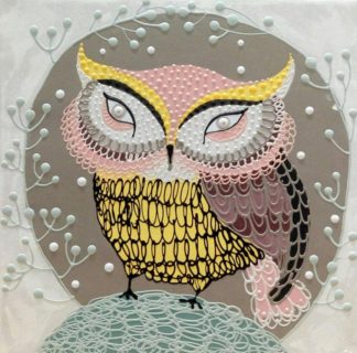 Kamontip - Owl 14 - 50 x 50 - 3-5