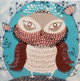 Kamontip - Owl 15 - 50 x 50 - 3-5