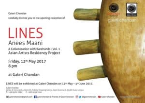 Galeri Chandan - Lines by Anees Maani