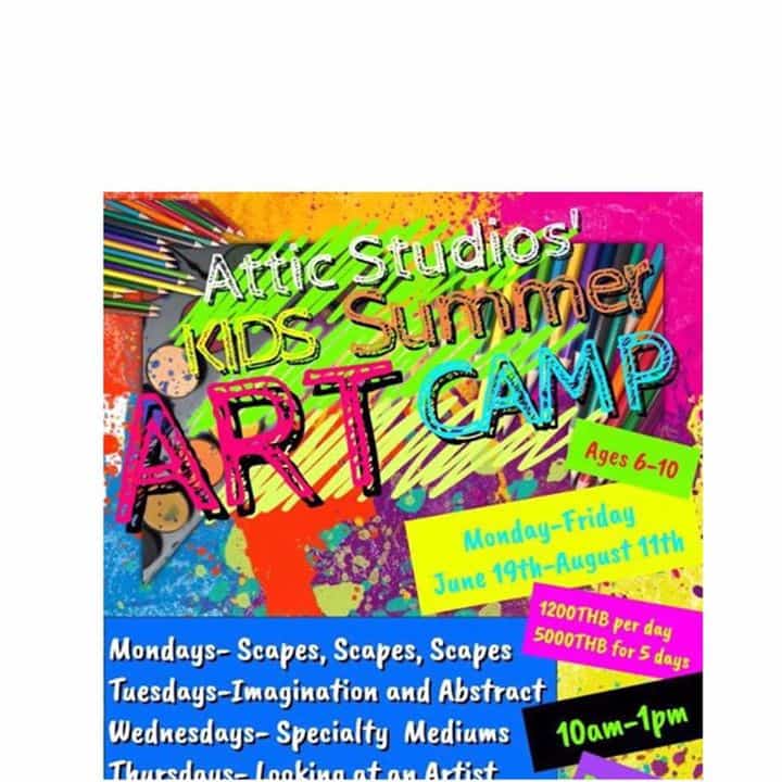 Attic Studios - Kids Summer Art Camp For ages 6-10 years