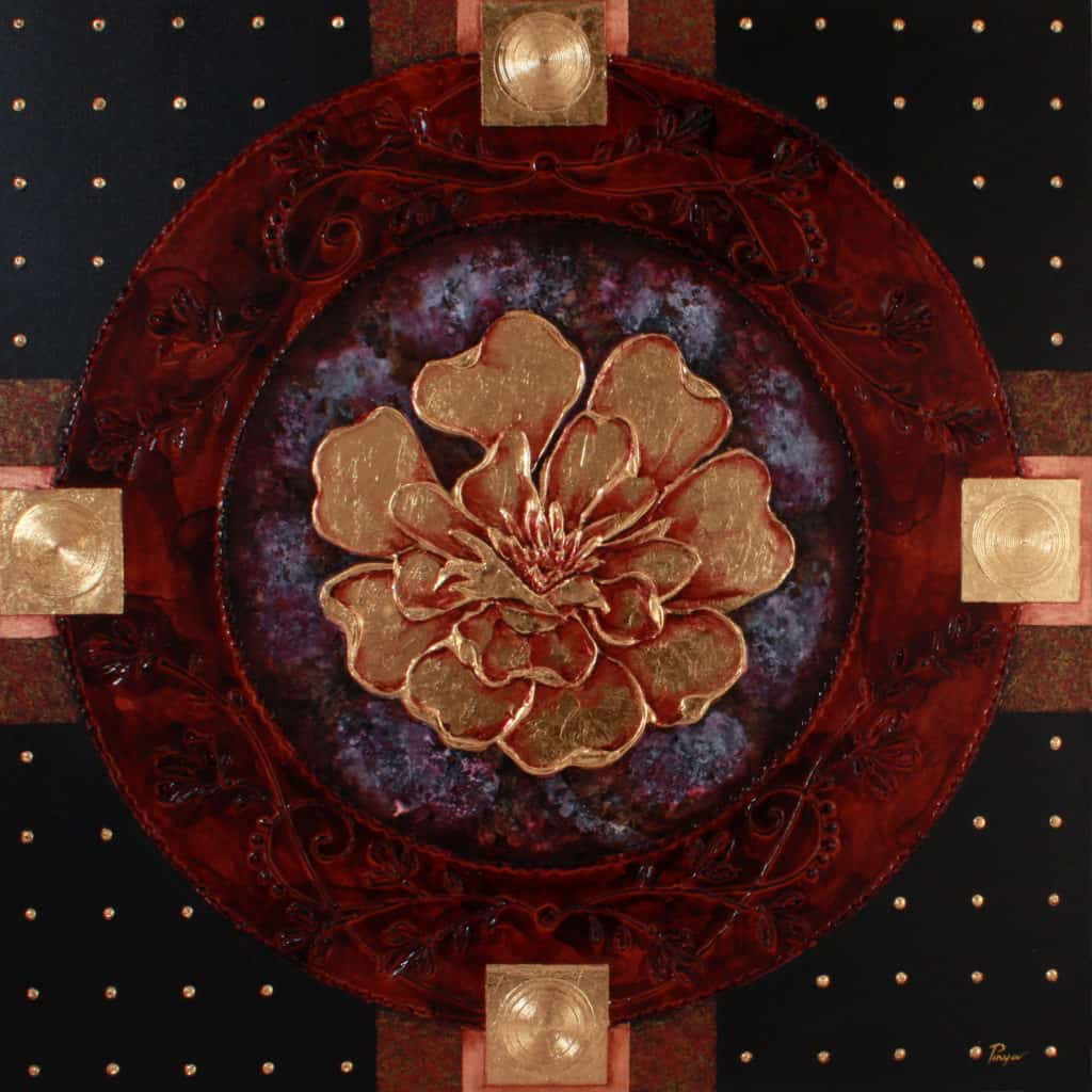 Pinya - Flowers Painting Lotus - 12 - 12