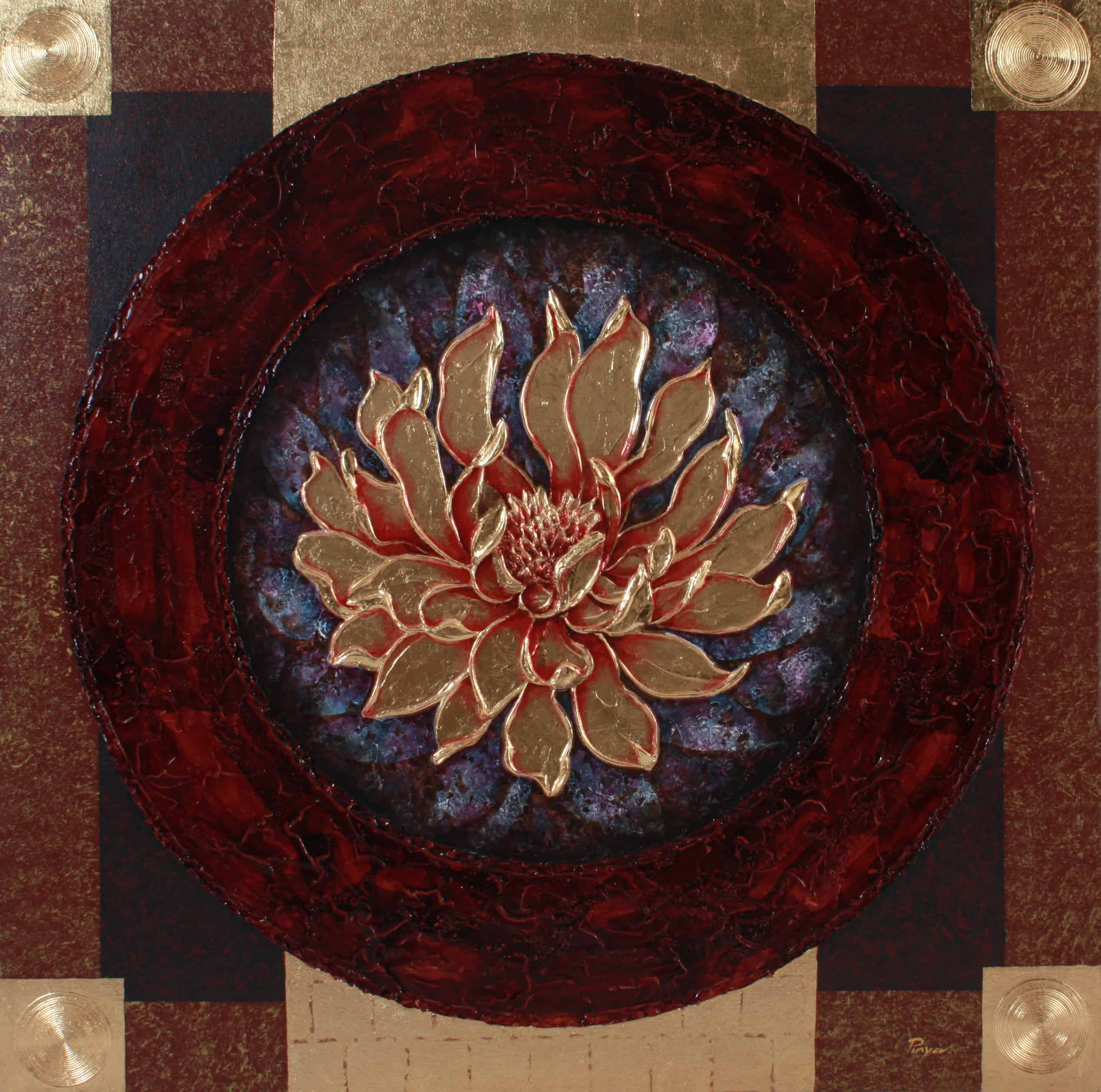 Pinya - Flowers Painting Lotus - 18 - 12Pinya - Flowers Painting Lotus - 18 - 12