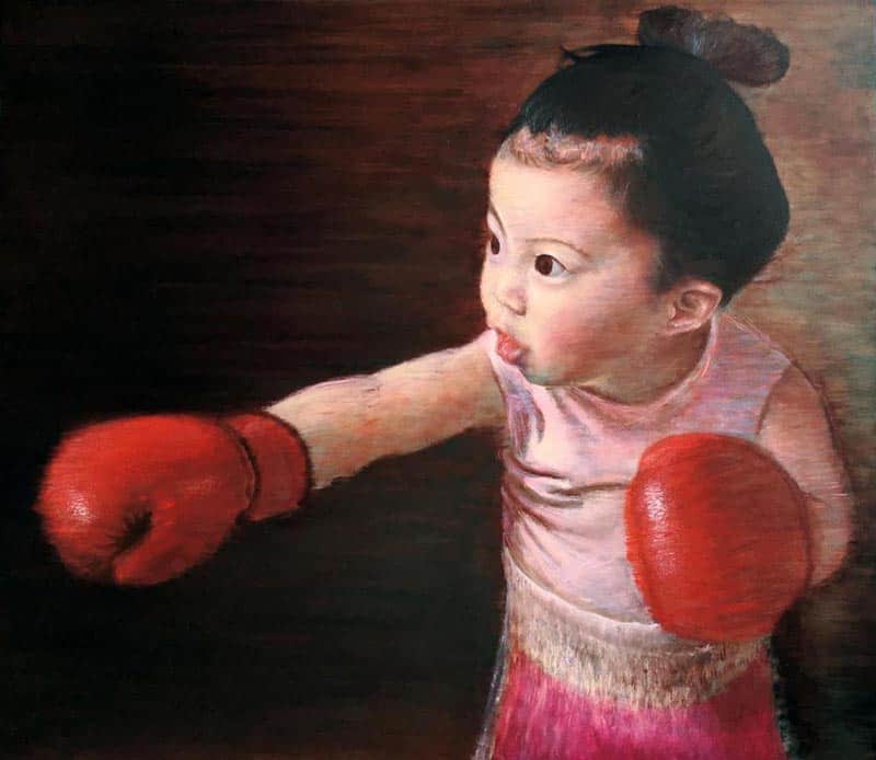 Thitithep - Punch Girl - 150 x 130 - 48