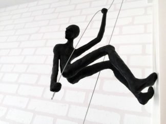 Climbing Man Wall Sculpture - Tanop Wichyanundh