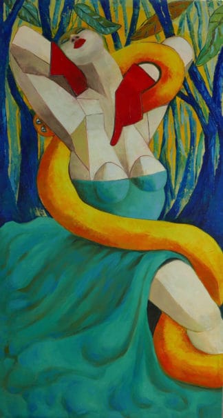 Ta - Goddess and Serpent - 65 x 120 - 32