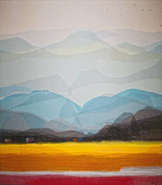 Tanarug – Collage Fabric Scenery 19 - 150 x 170 - 45