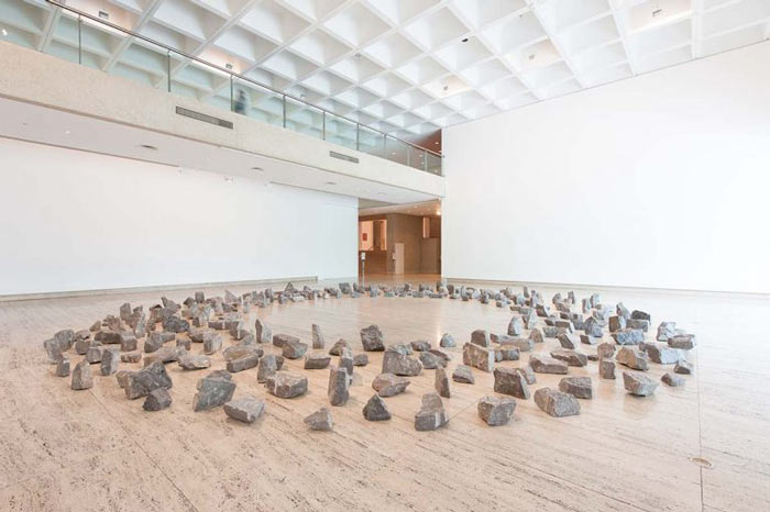 National Gallery Singapore - ArtScience Museum - Minimalism - Space - Light - Object - Richard Long - Ring of Stones